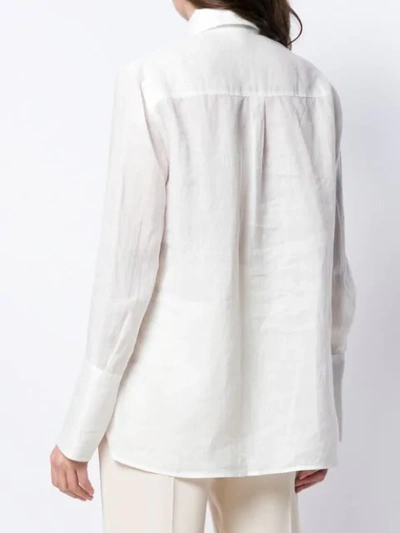 Shop Joseph Oversized Shirt In White