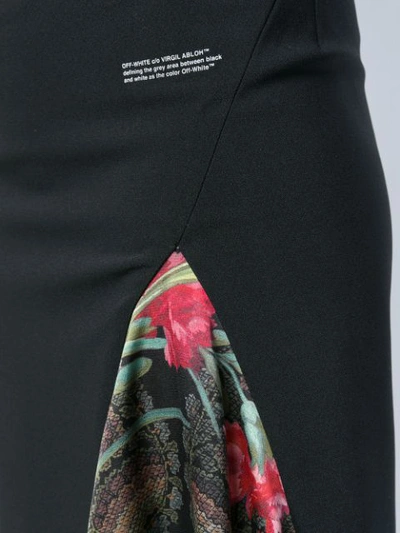 Shop Off-white Mid-length Pencil Skirt - Black