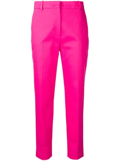 Shop Emilio Pucci Tailored Cropped Trousers In Pink