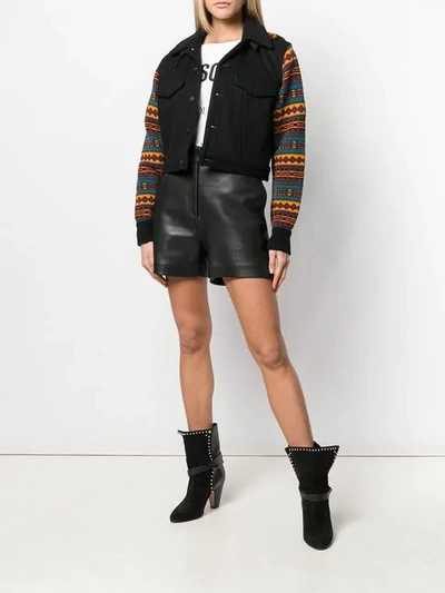 Pre-owned Jean Paul Gaultier Vintage 1990 Knitted Jacket In Black