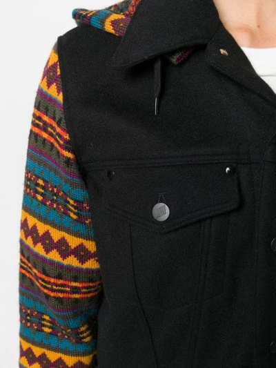 Pre-owned Jean Paul Gaultier Vintage 1990 Knitted Jacket In Black