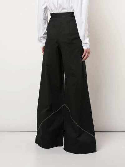 Shop Tome Wide-leg Trousers - Black