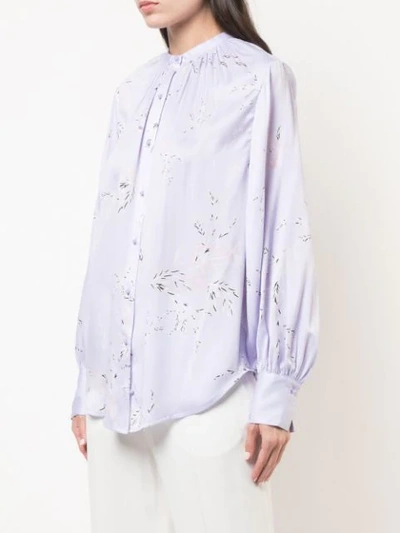 Shop Equipment Floral Print Blouse In Purple