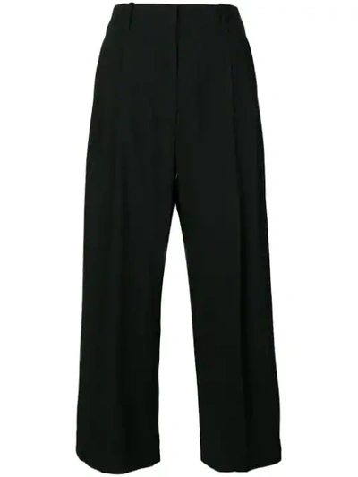 Shop 3.1 Phillip Lim / フィリップ リム Wide Leg Cropped Trousers In Black