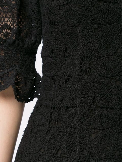 Shop Jonathan Simkhai Crochet Mini Dress - Black