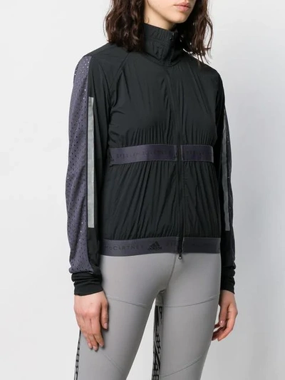 Shop Adidas By Stella Mccartney Run Performance Jacket In Black