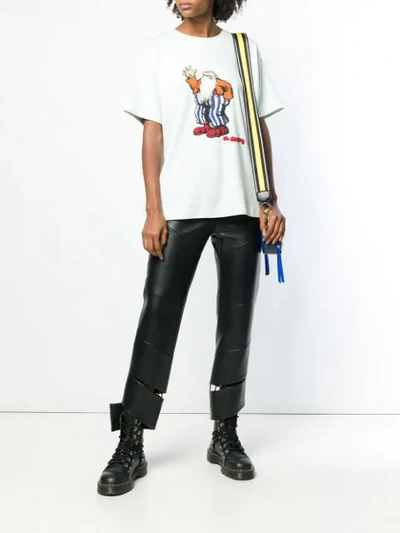 Marc Jacobs Redux Grunge Mr. Natural Oversize T-shirt In Green