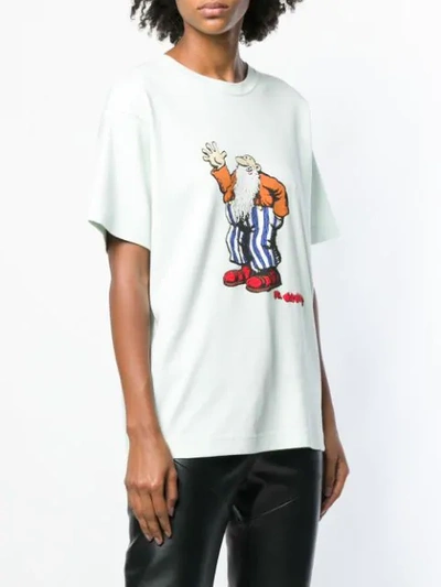 Marc Jacobs Redux Grunge Mr. Natural Oversize T-shirt In Green