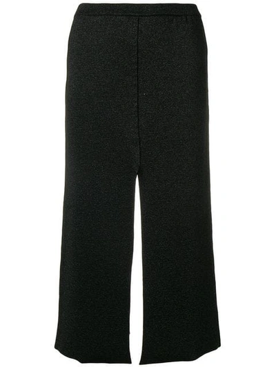 Shop Lédition Slit Midi Skirt In Black