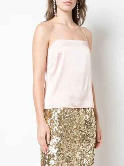 Shop Alexandre Vauthier Camisole Top In Pink