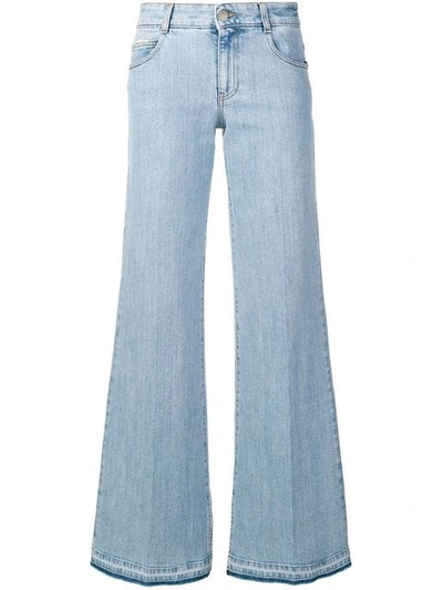 Shop Stella Mccartney Mid-rise Flared Jeans In Blue
