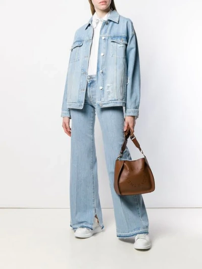 STELLA MCCARTNEY MID-RISE FLARED JEANS - 蓝色