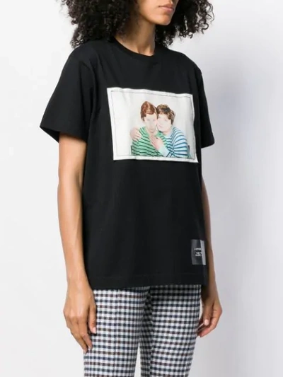 Shop Marc Jacobs The Juergen Teller Print T-shirt In Black