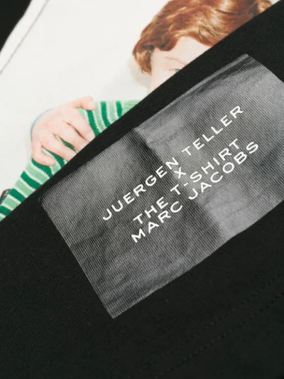 Shop Marc Jacobs The Juergen Teller Print T-shirt In Black