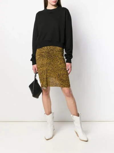 Shop Isabel Marant Jominy Skirt In Yellow