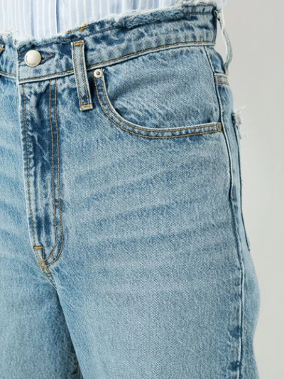 Shop Nobody Denim Reverse Inside Out Jeans - Blue