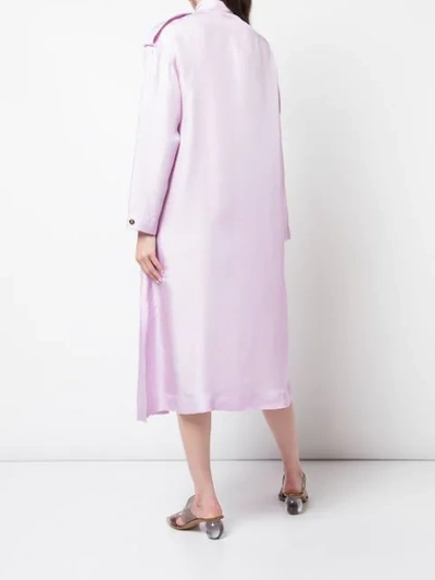 Shop Cedric Charlier Members Only Dress In Purple