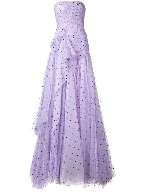 carolina herrera purple dress