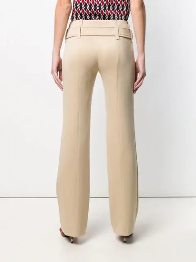 Shop Prada Tecno Trousers In Neutrals