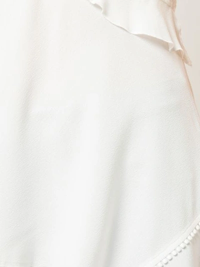 Shop Derek Lam 10 Crosby Cami With Ruffle Detail - White