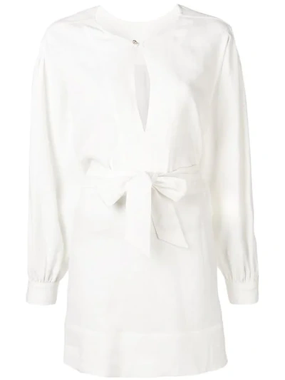Shop Le Kasha Byblos Dress In White