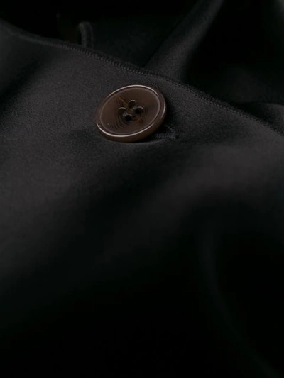Shop Nanushka Satin Shirt In Black