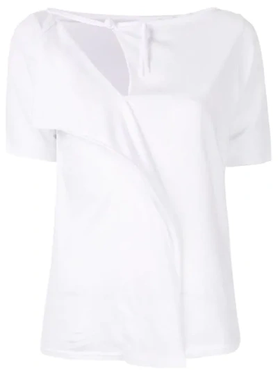 Shop Yohji Yamamoto 'china' Hemd - Weiss In White