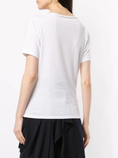 Shop Yohji Yamamoto 'china' Hemd - Weiss In White