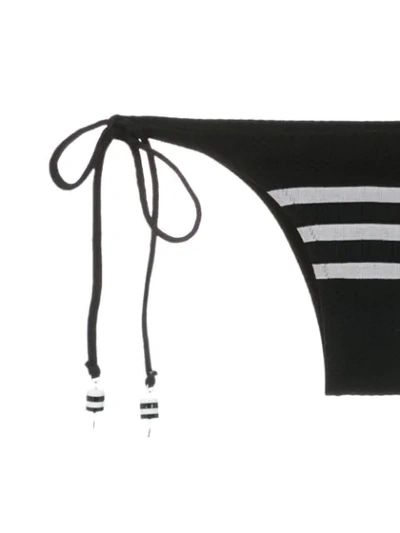 Shop Amir Slama Knitted Bikini Set In Black