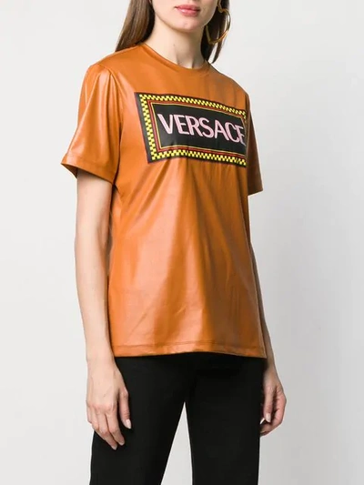 Shop Versace Vintage Logo T-shirt - Brown
