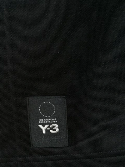 Shop Y-3 Asymmetric Track Jacket - Black