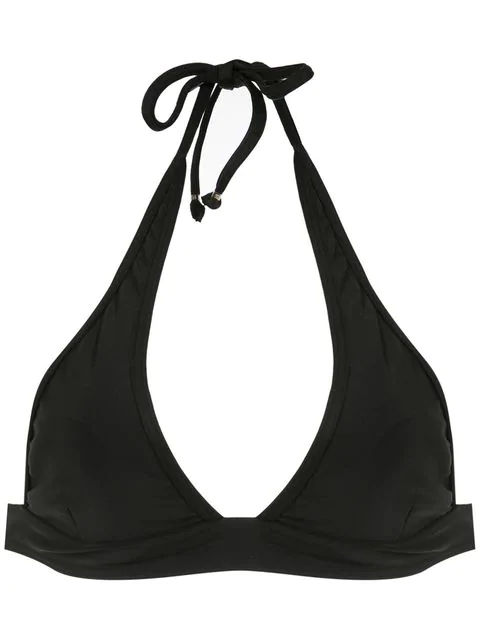 plain black bikinis