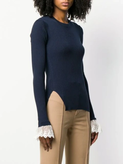 Shop Chloé Fitted Top - Blue