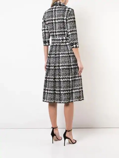 SAMANTHA SUNG TWEED AUDREY DRESS - 白色