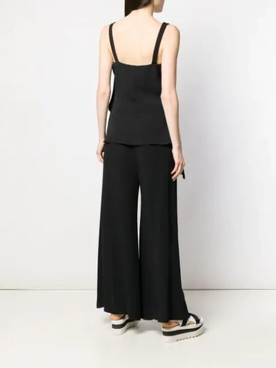 Shop Jil Sander Overlayer Tank In Black