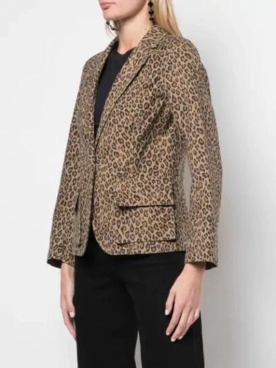 NILI LOTAN ADDISON BLAZER - 棕色