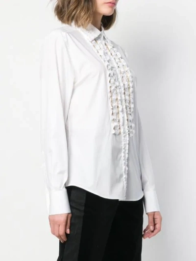 Shop Dolce & Gabbana Ruffle Shirt In White