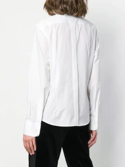 Shop Dolce & Gabbana Ruffle Shirt In White