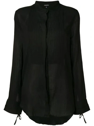 Shop Ann Demeulemeester Minos Shirt In Black