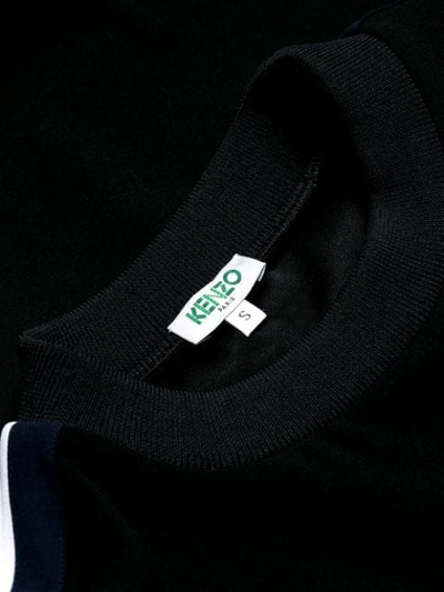 Shop Kenzo Tiger Motif Sweatshirt In Black