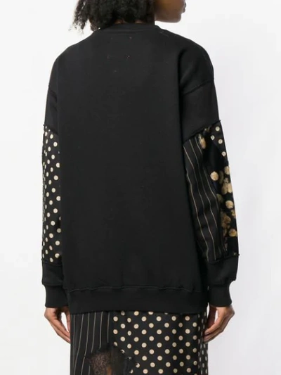 Shop Antonio Marras Patchwork Sweatshirt - Black