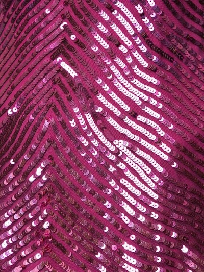 Shop Jenny Packham Sequin Gown In Purple