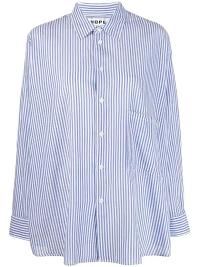 Shop Hope Striped Shirt - Blue