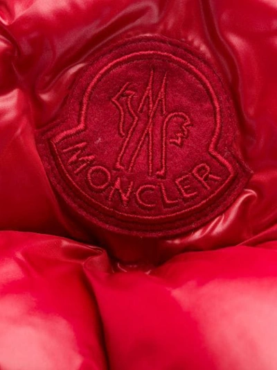 MONCLER 短款羽绒大衣 - 红色