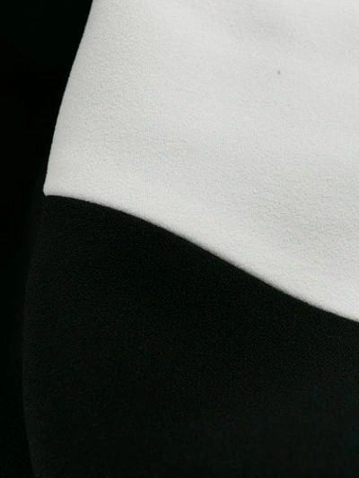 ROBERTO CAVALLI LEOPARD PANEL DRESS - 黑色