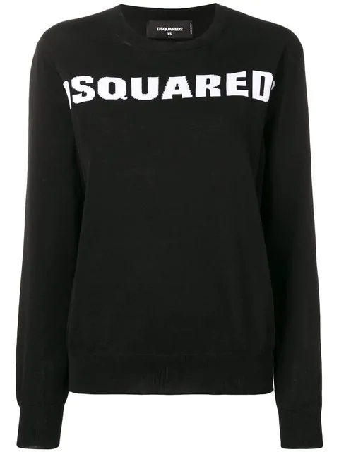 dsquared2 logo print sweatshirt