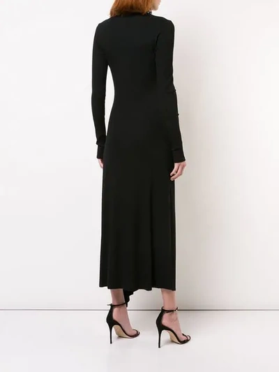 Shop Ulla Johnson Moor Turtleneck Dress In Black
