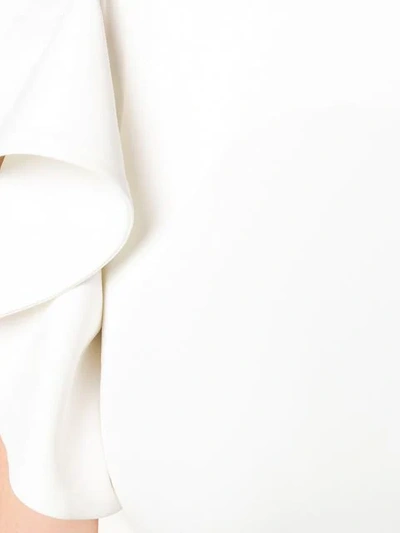 Shop Blugirl Fitted Mini Dress In White