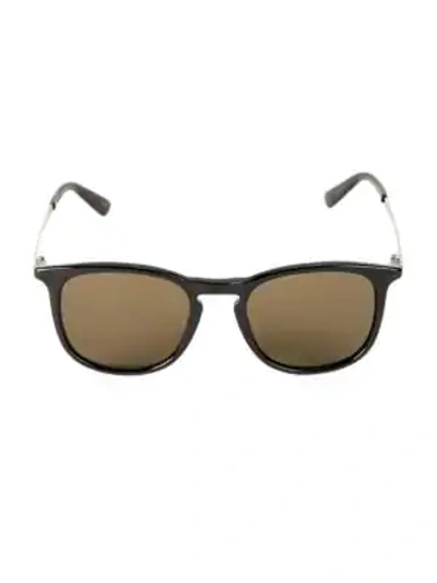 Shop Gucci 51mm Square Sunglasses In Black