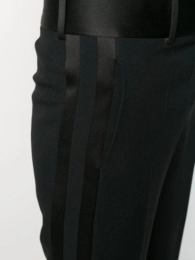 Shop Ermanno Scervino High-waisted Pleated Trousers In Black
